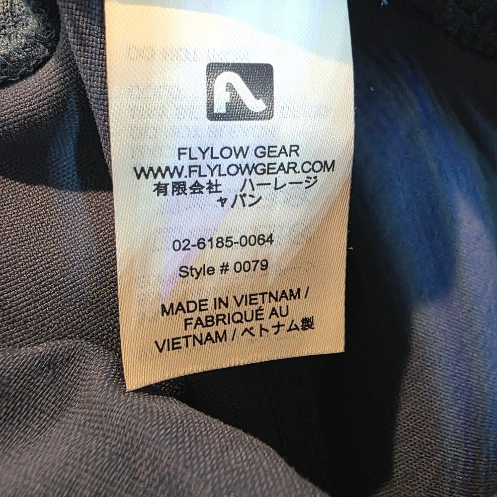 Flylow Life Jumper Shortalls Overall Shorts Womens Large BlueUPF50 Outdoor $100 - Picture 13 of 14